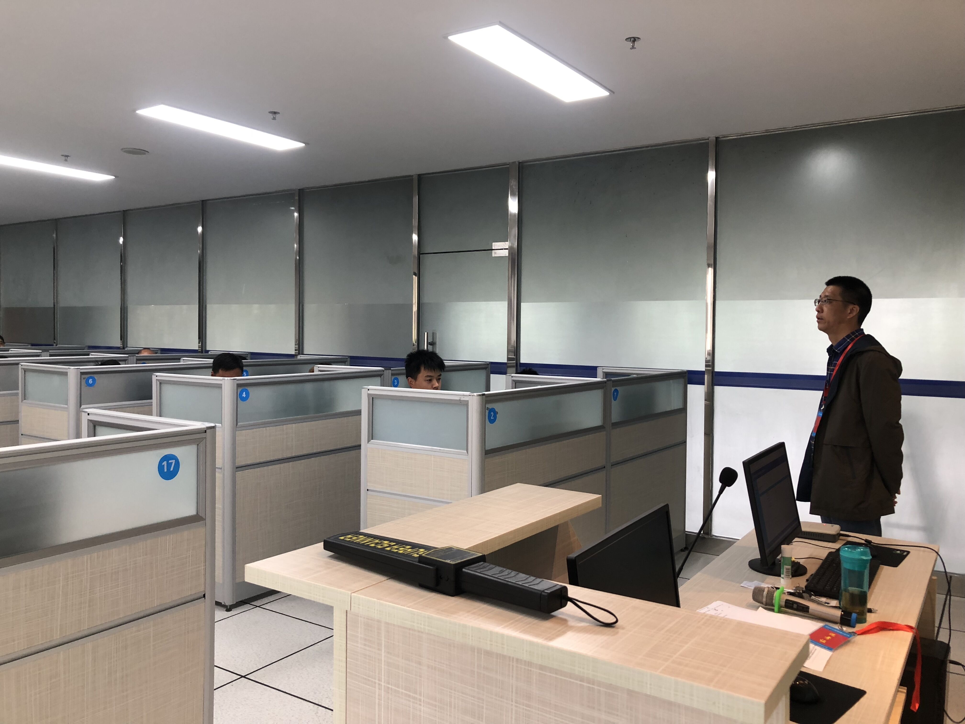2018年5月11日黄山市建筑施工PG国际,pg,PG“安管人员”机考现场